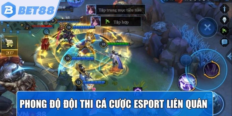 Phong độ đội thi đấu ảnh hưởng tới cá cược esport Liên Quân
